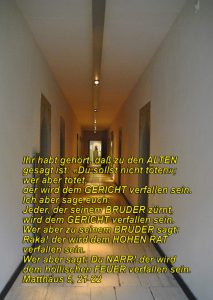 Luthermuseum-Gang Matthäus 5,21 -Bibel-Christine Danzer - go 4 jesus -