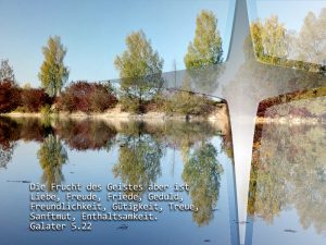 Baggerseee- Die Frucht des Geistes- Foto: Christine Danzer , go 4 Jesus, Bibelzitat-