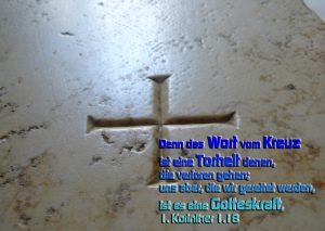 Kreuz - 1. Kor. 1,18 - Walter Hagel- go4jesus