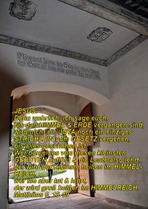 Eingang Lutherhaus- Wittenberg - Christine Danzer - go_4_jesus - Matthäus 5, Bibel