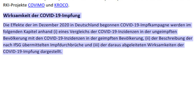 Impfeffektivität auf fragwürdigen Zahlenmodellen